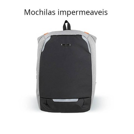 Mochilas para portáteis 18'' pretas/cinza