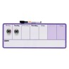 Mini quadros magnéticos de planeamento semanal violeta