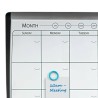 Quadros magnéticos de planeamento semanal e mensal