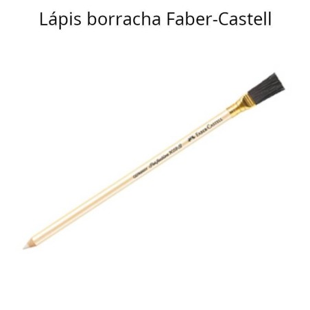 Lápis borracha com escova Faber-Castell