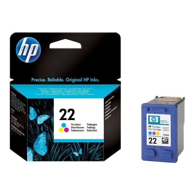 Tinteiro HP 22 cores