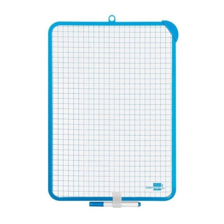 Mini Quadro Branco Dupla Face Liderpapel 24x33 cm (Com Marcador e Apagador)