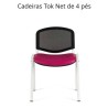 Cadeiras de 4 pés Tok Net