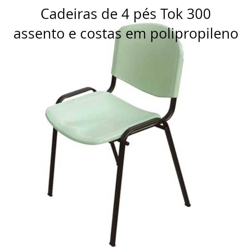Cadeiras dde 4 pés Tok 300
