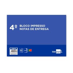 Blocos de talões de entrega em triplicado