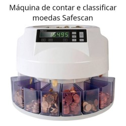 Contadores e classificadores de moedas Safescan