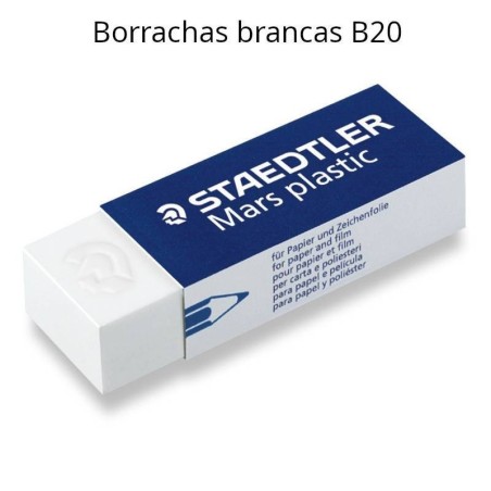 Borrachas brancas Staedtler Mars Plastic