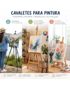 Cavaletes para Pintura | Portáteis, Madeira e Mesa