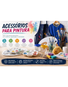 Acessórios para Pintura | Aventais, Paletas, Godés e Mais