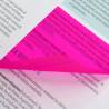 Blocos de notas translúcidas aderentes 76x76 rosa fluor