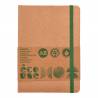 Cadernos A5 pautados 100% reciclados Eco use