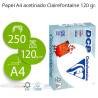 Papel A4 branco acetinado 120gr Clairefontaine 250 fls.