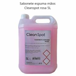 Sabonete espuma mãos Cleanspot rosa 5L