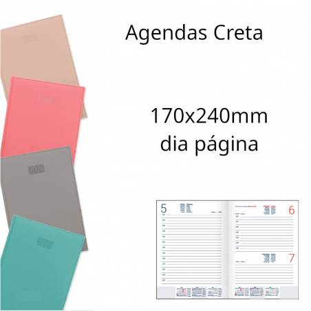 Agendas Creta 170x240mm dia página