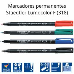 Marcadores permanentes Staedtler Lumocolor F 318