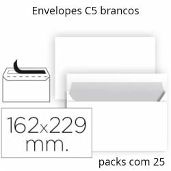 Envelopes C5 162x229mm brancos