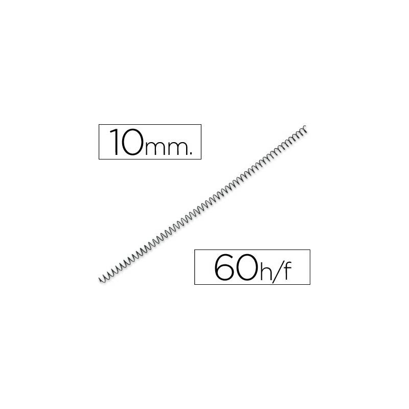 Espirais metálicas pretas passo 5:1 (diâmetros até 12 mm)