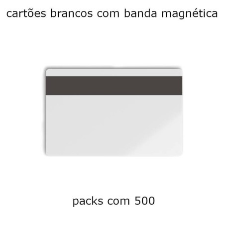 Cartões Brancos com Banda Magnética