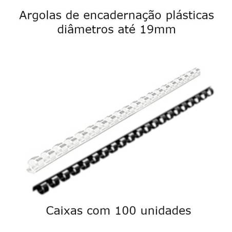 Lombadas para encadernação plásticas