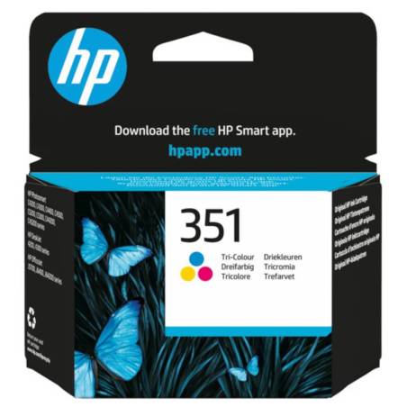 Tinteiro HP 351 Tricolor (CB337EE)