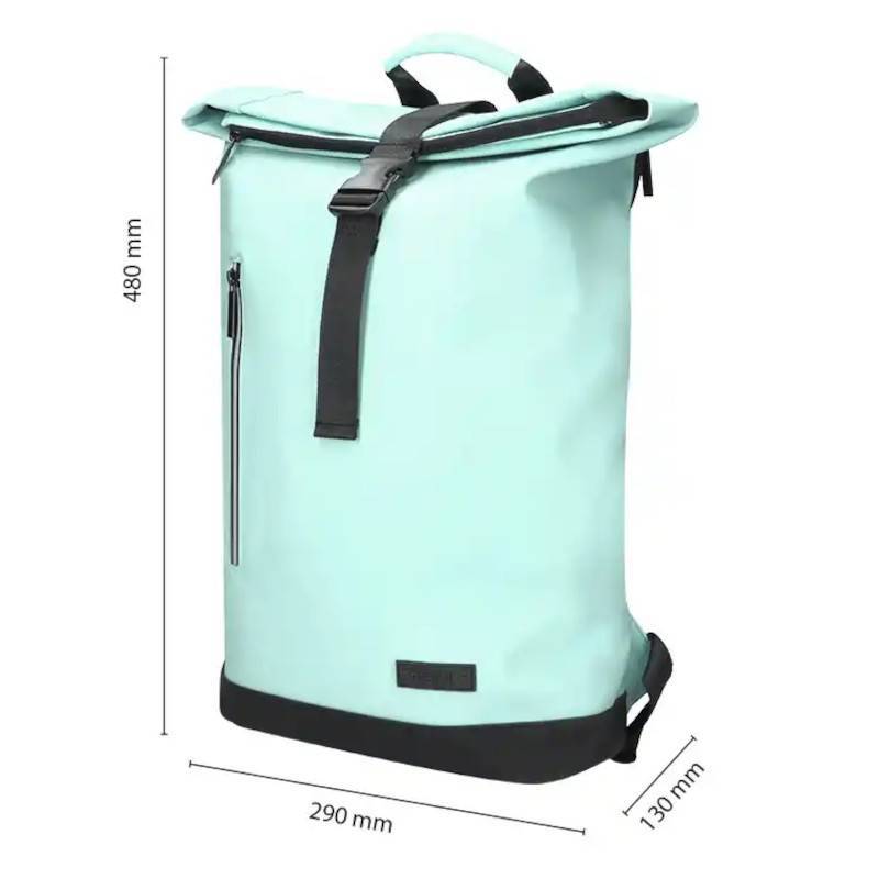Mochilas Antartik Waterproof enroláveis turquesa