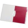 Capas dossier com clip lateral e 5 separadores