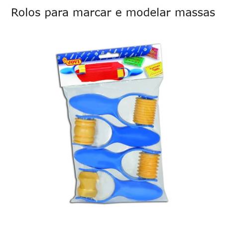 Rolos para modelar (bolsa 4 rolos) Rolos para modelar (bolsa 4 rolos)