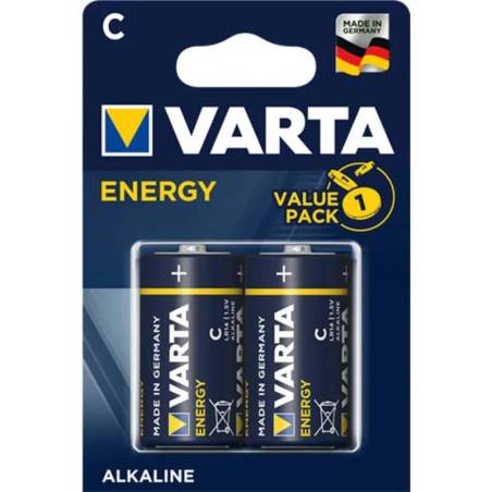 Pilhas Alcalinas VARTA Energy C (LR14) 1.5V 7800mAh Pilhas Alcalinas VARTA Energy C (LR14) 1.5V 7800mAh