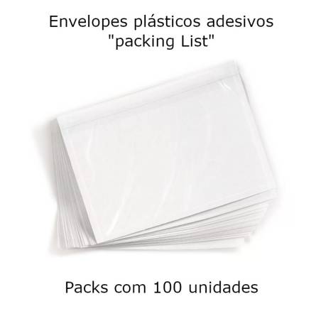 Envelopes plásticos adesivos C5 porta documentos para embalagem pack 100