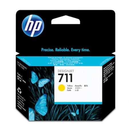Tinteiro HP 711 Amarelo CZ132A