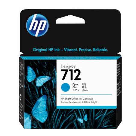 Tinteiro HP 712 Azul 3ED67A
