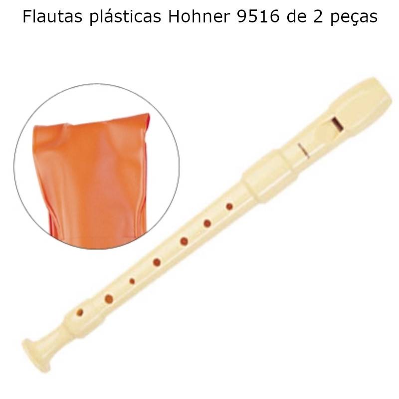 Flautas plásticas Hohner 9516 de 2 peças