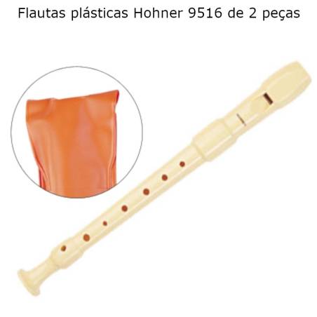 Flautas plásticas Hohner 9516 de 2 peças