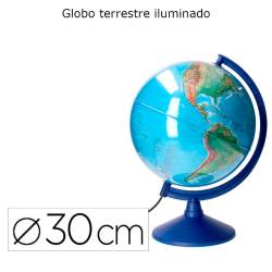Globo terrestre iluminado
