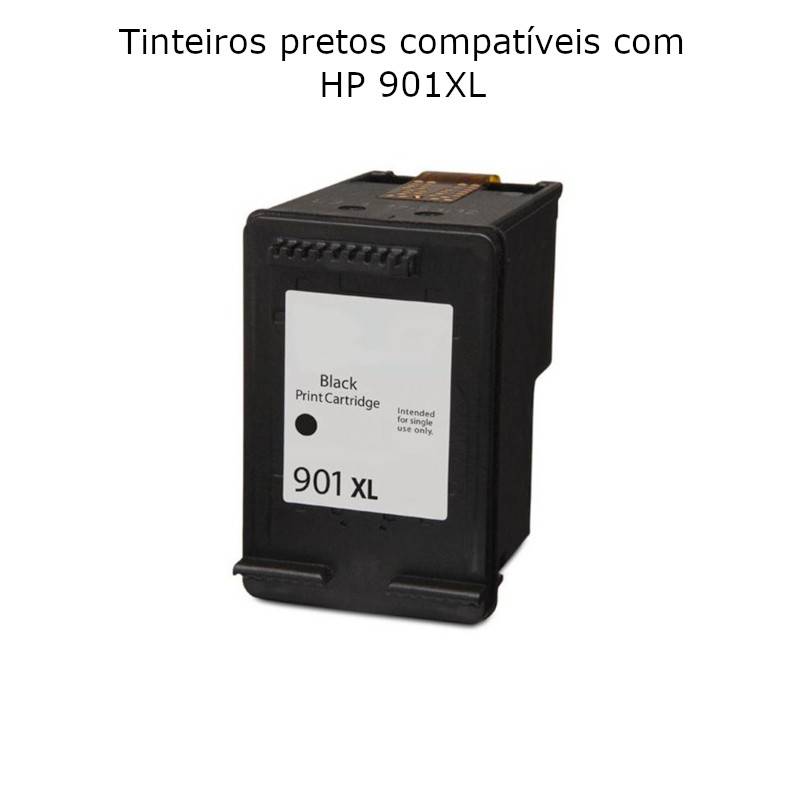 Tinteiro compatível com HP 901XL preto