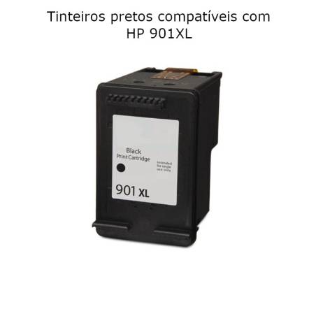 Tinteiro compatível com HP 901XL preto