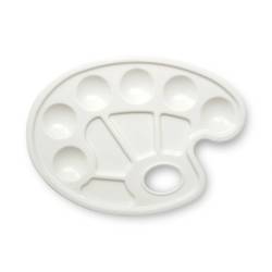 Paleta de plástico com 10 compartimentos