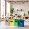 Contentores Coloridos em cartão para Reciclagem 70L