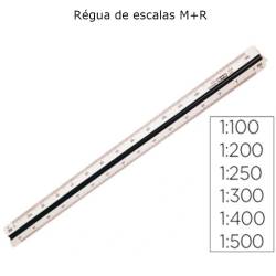 Réguas de escalas triangulares M+R