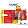 Lápis de cores Giotto bebé  com 6 cores