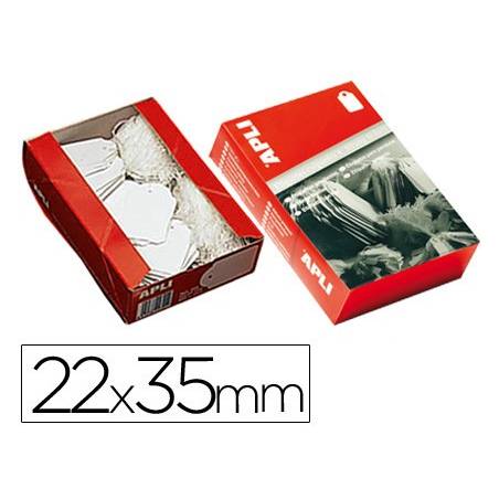 Etiquetas com fio 22x35mm