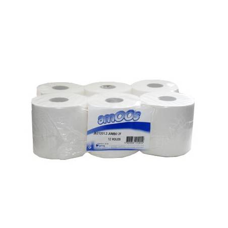 Papel higiénico jumbo folha dupla - várias medidas