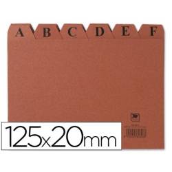 Índices alfabéticos para ficheiros 125x200mm