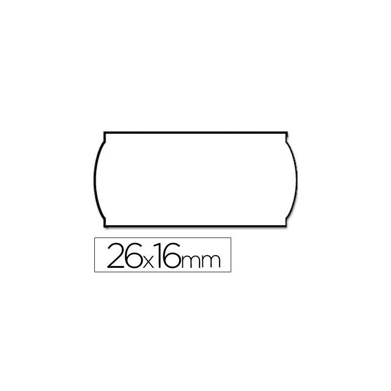 Rolos de etiquetas removíveis brancas para preços 26x16 mm
