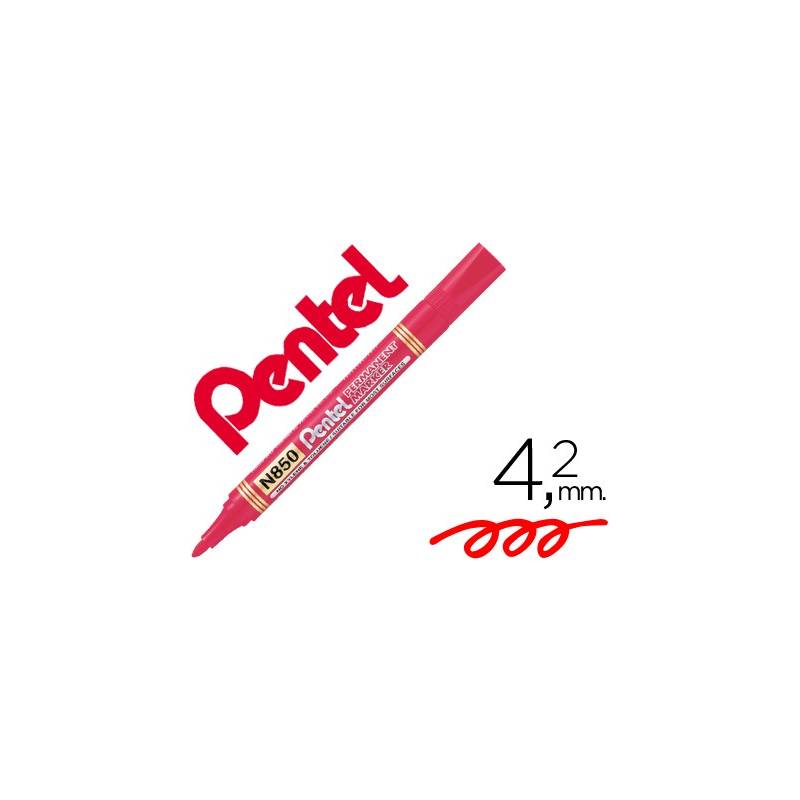 Marcadores permanentes Pentel N850 vermelhos