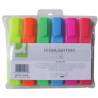 Marcadores fluorescentes - bolsas com 6 cores