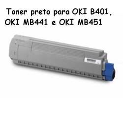Toner OKI 44992401 para B401, MB441 e MB451