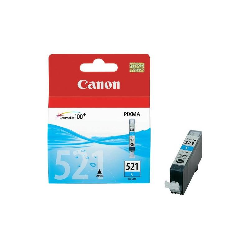 Tinteiro Canon CLI521C Azul