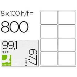 Etiquetas adesivas 99,1x67,7mm (Cx 100fls)