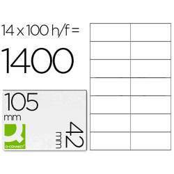 Etiquetas adesivas 105x42mm (Cx 100 fls)